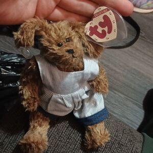 Ty Beanie Baby Brewster The Dog